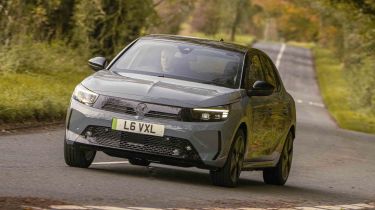 Vauxhall Corsa Electric front corner driving